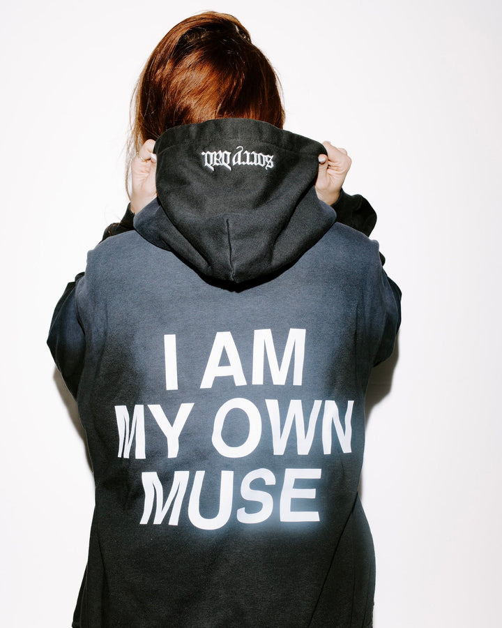 'I AM MY OWN MUSE' Potassium Wash Hoodie