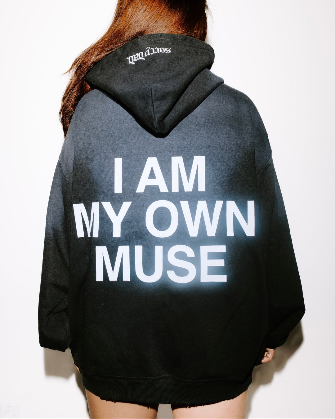 'I AM MY OWN MUSE' Potassium Wash Hoodie