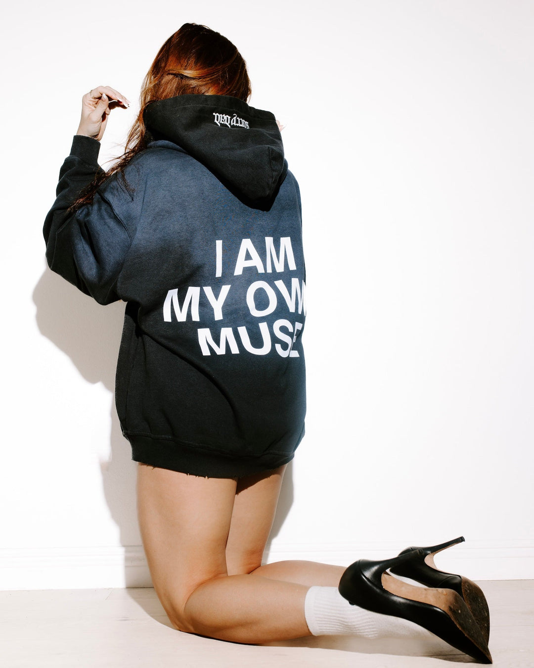 'I AM MY OWN MUSE' Potassium Wash Hoodie