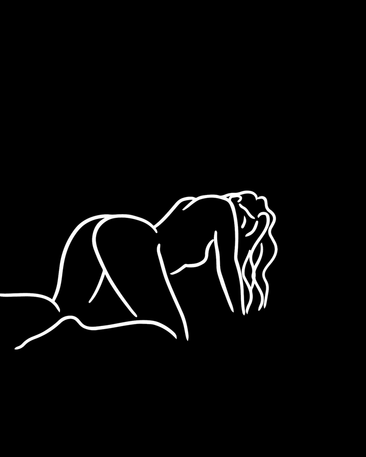 'Good Girl' Print - Black