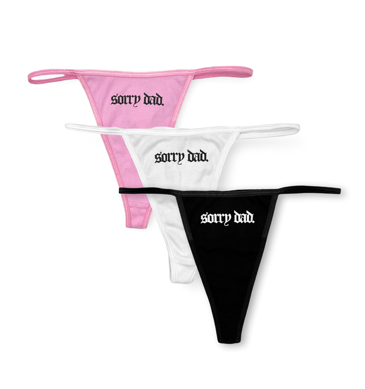 'Sorry Dad' Thong