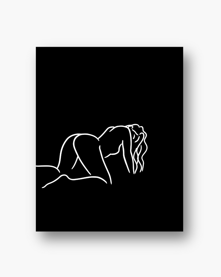 'Good Girl' Print - Black