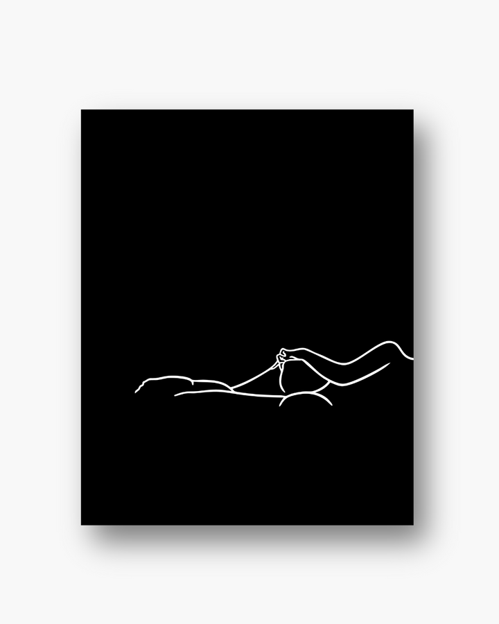 'Sweet Life' Print - Black