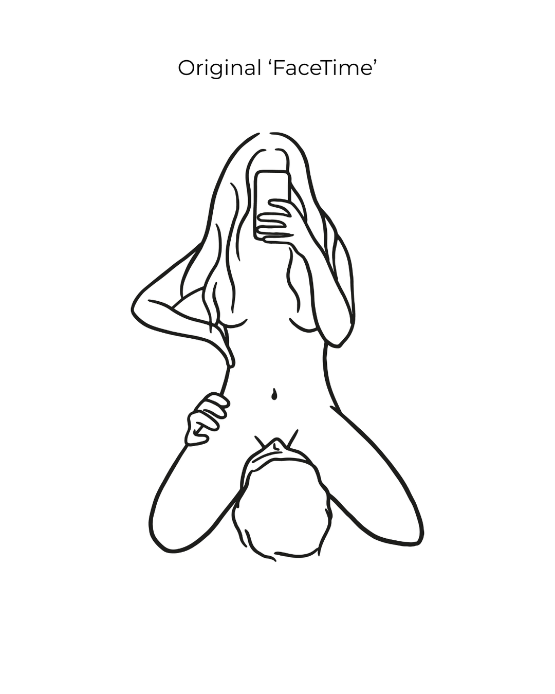 Rhinestone 'FaceTime' Potassium Wash Hoodie