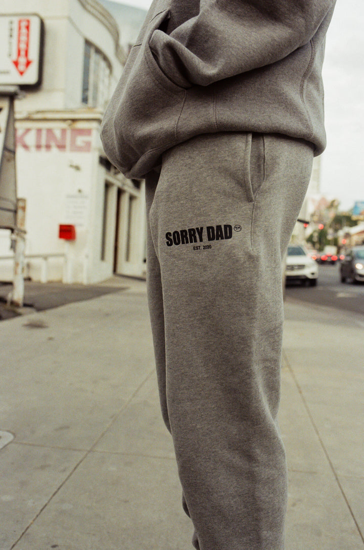 'Sorry Dad' Gray Sweatpants