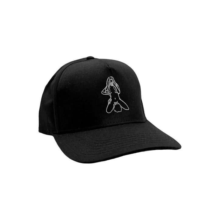 Black 'FaceTime' Embroidered Baseball Hat