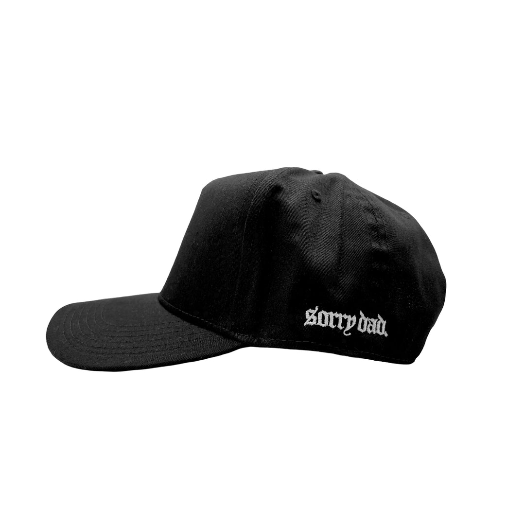 Black 'FaceTime' Embroidered Baseball Hat