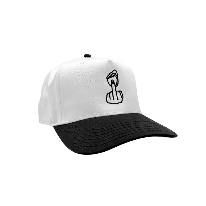 White 'Unapologetic' Embroidered Baseball Hat