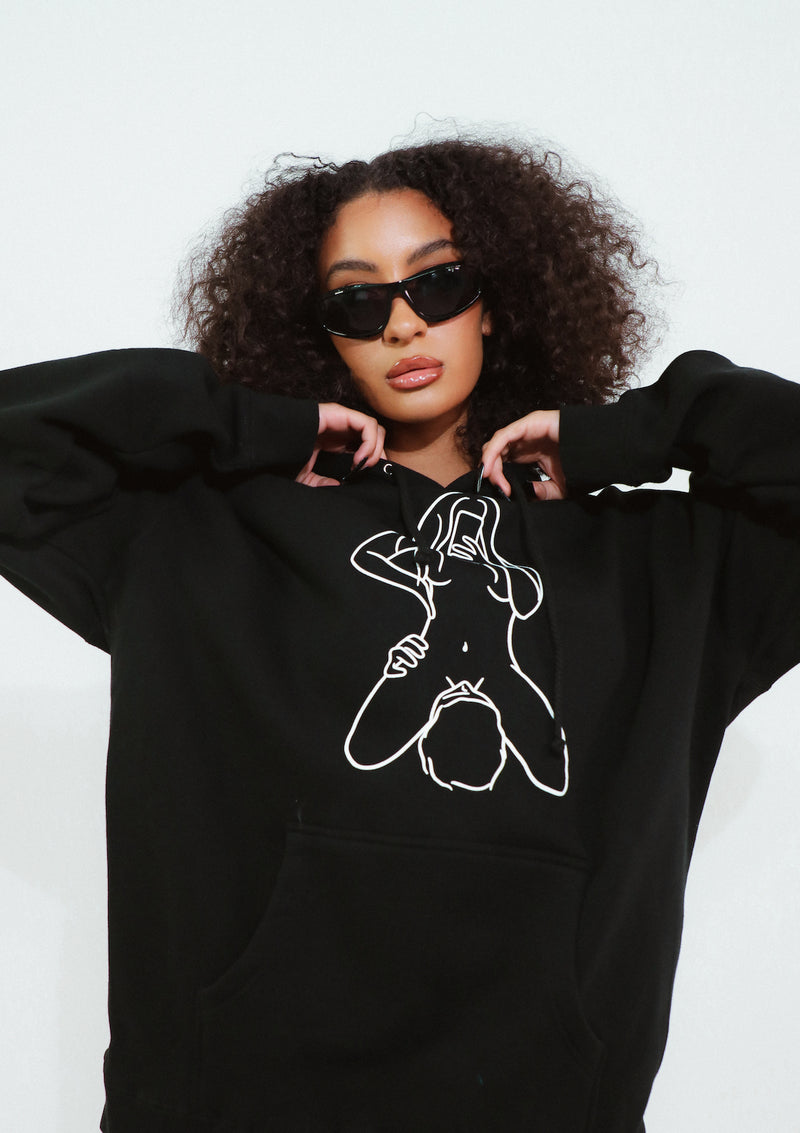 Black 'Facetime' Hoodie