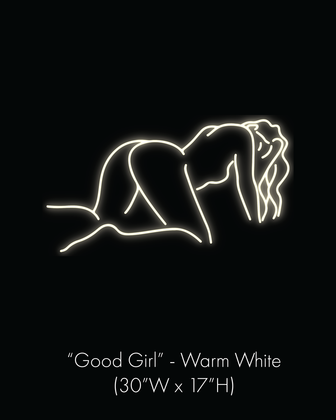 "Good Girl" LED Sign