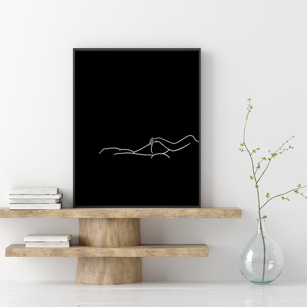 'Sweet Life' Print - Black